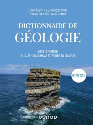 cover image of Dictionnaire de Géologie--9e éd.
